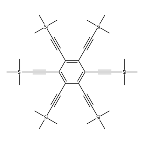 aladdin 阿拉丁 H586104 1,2,3,4,5,6-六[2-(三甲基硅烷基)乙炔基]苯 100516-62-9 97%