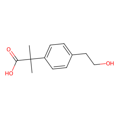 aladdin 阿拉丁 H589463 2-(4-(2-羟基乙基)苯基)-2-甲基丙酸 552301-45-8 97%