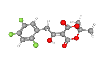 aladdin 阿拉丁 H590122 5-[1-羟基-2-(2,4,5-三氟苯基)亚乙基]-2,2-二甲基-1,3-二氧六环-4,6-二酮 764667-64-3 97%