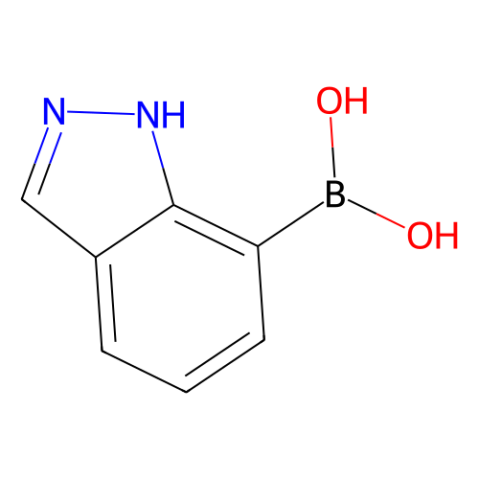 aladdin 阿拉丁 H590713 (1H-吲唑-7-基)硼酸(含不等量的酸酐) 915411-01-7 98%