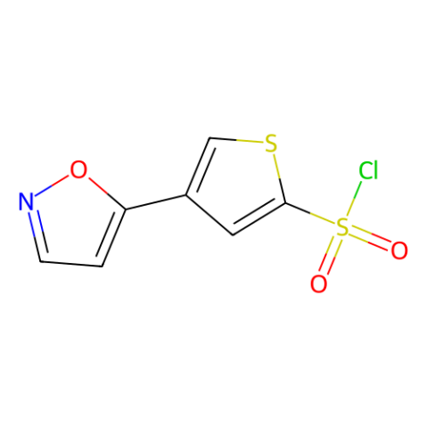 aladdin 阿拉丁 I478580 4-(5-异恶唑基)-2-噻吩磺酰氯 1060817-63-1 试剂级