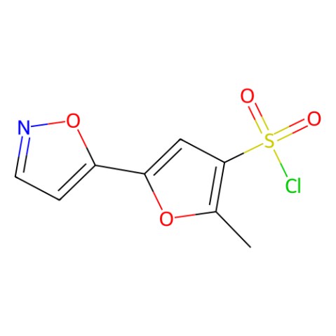 aladdin 阿拉丁 I479759 5-(5-异恶唑基)-2-甲基-3-呋喃磺酰氯 924865-06-5 试剂级