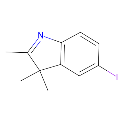 aladdin 阿拉丁 I589408 5-碘-2,3,3-三甲基-3H-吲哚 54136-25-3 97%