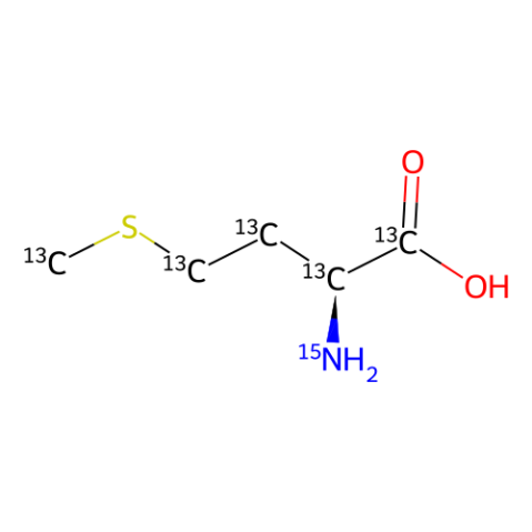 aladdin 阿拉丁 L471886 L-甲硫氨酸-13C?,1?N 202468-47-1 99 atom% 13C5，99 atom% 15N，98%（CP）