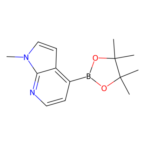 aladdin 阿拉丁 M174860 1-甲基-4-(四甲基-1,3,2-二氧杂环戊硼烷-2-基)-1H-吡咯并[2,3-b]吡啶 1644629-23-1 97%