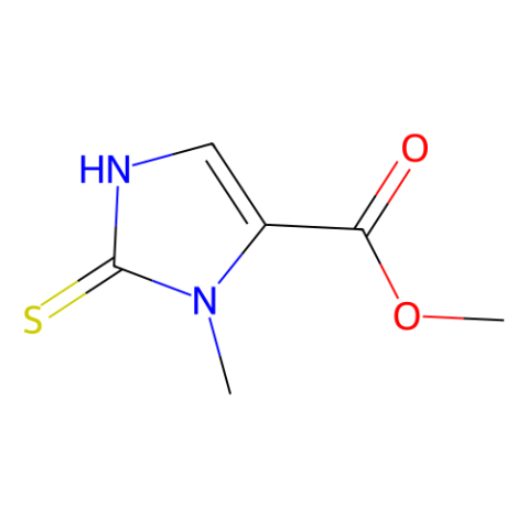 aladdin 阿拉丁 M186033 1-甲基-2-巯基-1H-咪唑-5-羧酸甲酯 68892-07-9 98%