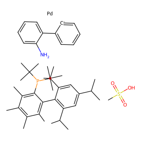 aladdin 阿拉丁 M282940 甲烷磺酰基（2-二叔丁基膦基-3,4,5,6-四甲基-2''，4''，6''-三异丙基联苯）（2''-氨基-1,1''-联苯-2-基）钯（II） 1507403-85-1 95%