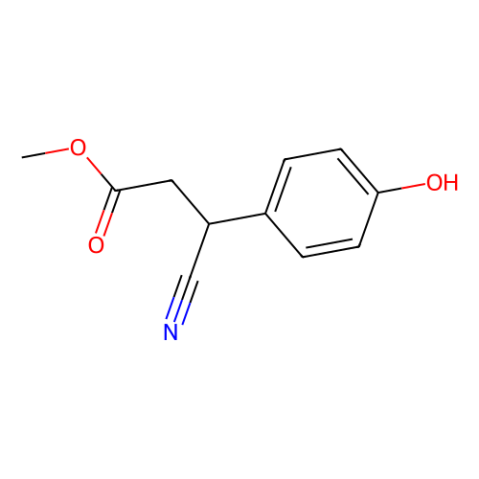aladdin 阿拉丁 M294237 3-氰基-3-(4-羟基苯基)丙酸甲酯 1356600-20-8 97%