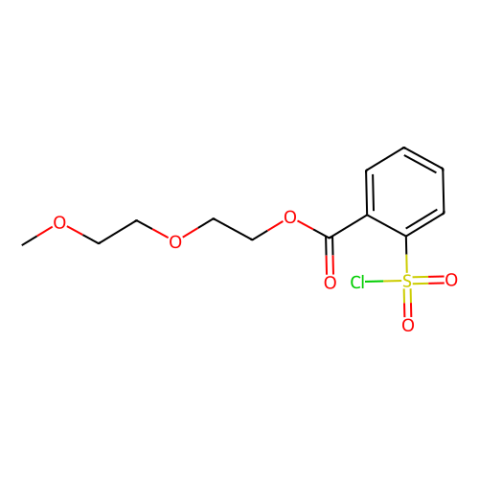 aladdin 阿拉丁 M469762 2-(2-甲氧基乙氧基)乙基2-(氯磺酰基)苯甲酸酯 866942-11-2 97%