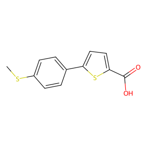 aladdin 阿拉丁 M469777 5-[4-(甲硫基)苯基]噻吩-2-羧酸 870703-97-2 97%