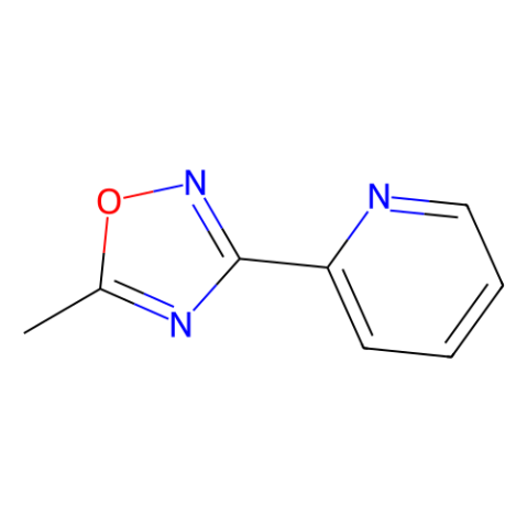 aladdin 阿拉丁 M471760 5-甲基-3-(2-吡啶基)-1,2,4-恶二唑 10350-68-2 97%,试剂级
