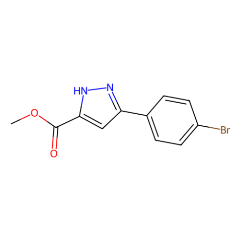 aladdin 阿拉丁 M479503 3-(4-溴苯基)-1H-吡唑-5-羧酸甲酯 78842-74-7 试剂级