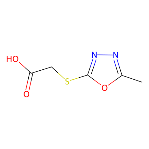 aladdin 阿拉丁 M479539 [(5-甲基-1,3,4-恶二唑-2-基)硫代]乙酸 842965-64-4 试剂级
