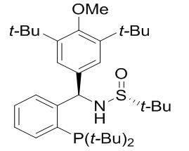 aladdin 阿拉丁 S398534 [S(R)]-N-[(R)-[3,5-二叔丁基-4-甲氧基苯基][2-(二叔丁基膦)苯基]甲基]-2-叔丁基亚磺酰胺 ≥95%