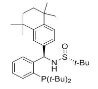 aladdin 阿拉丁 S398586 [S(R)]-N-[(R)-[2-(二叔丁基膦)苯基](5,6,7,8-四氢-5,5,8,8-四甲基-2-萘基)甲基]-2-叔丁基亚磺酰胺 ≥95%