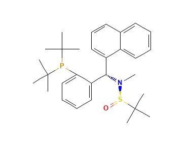 aladdin 阿拉丁 S398789 [S(R)]-N-[(S)-[2-(二叔丁基膦)苯基]-1-萘基甲基]-N-甲基-2-叔丁基亚磺酰胺 ≥95%