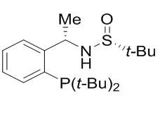 aladdin 阿拉丁 S398950 [S(R)]-N-[(S)-1-[2-(二叔丁基膦)苯基]乙基]-2-叔丁基亚磺酰胺 ≥95%