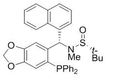 aladdin 阿拉丁 S399339 [S(R)]-N-[(S)-[6-(二苯基膦)苯并[d][1,3]-二氧戊环-5基]-1-萘基甲基]-N-甲基-2-叔丁基亚磺酰胺 ≥95%