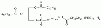 aladdin 阿拉丁 D163601 二硬脂酰基磷脂酰乙醇胺 PEG 叠氮, DSPE-PEG-N3 MW 3400 Da