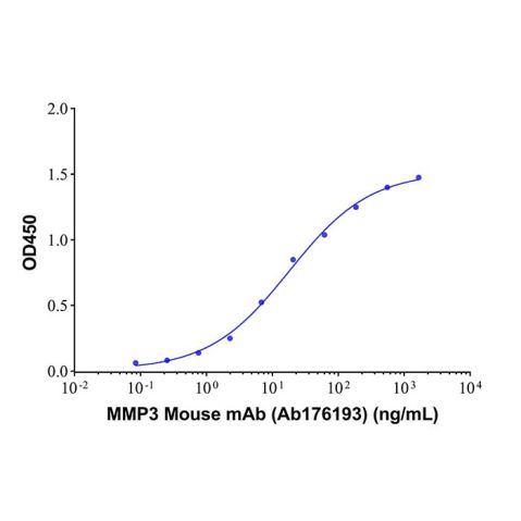 aladdin 阿拉丁 Ab176193 MMP3 Mouse mAb mAb(11G11-6); Mouse anti Human MMP-3 Antibody; Capture Antibody, ELISA, CLIA, LETIA; Unconjugated