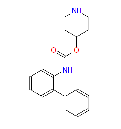 171722-92-2；4-哌啶基 (2-联苯基)氨基甲酸酯