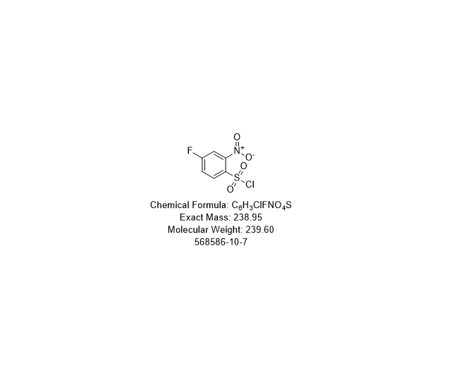 Benzenesulfonyl chloride, 4-fluoro-2-nitro- (9CI)