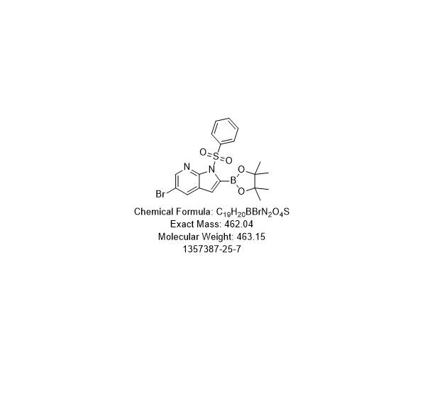 5-Bromo-1-(phenylsulfonyl)-2-(4,4,5,5-tetramethyl-1,3,2-dioxaborolan-2-yl)-1H-pyrrolo[2,3-b]pyridine