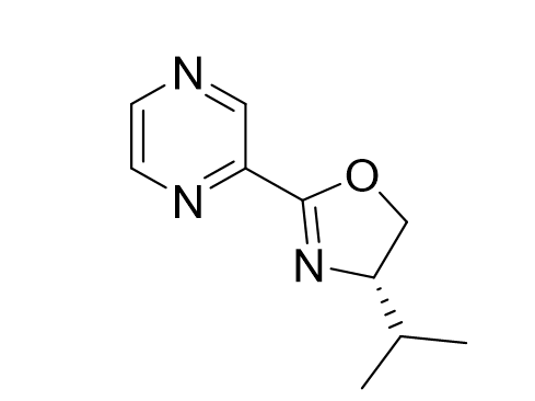  (S)-4-异丙基-2-(吡嗪-2-基)-4,5-二氢噁唑 1632140-88-5