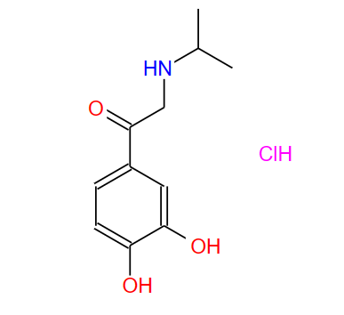 16899-81-3；	3',4'-二羟基-ALPHA-(异丙基氨基)苯乙酮盐酸盐