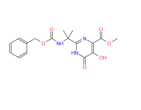 519032-08-7;2-(2-(苄氧基羰基氨基)丙-2-基)-5-羟基-6-氧代-1,6-二氢嘧啶-4-甲酸甲酯