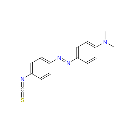 4-N,N-二甲基氨基偶氮苯-4`-异硫-氰化物；4-(N,N-二甲基氨基)偶氮苯-4'-异硫氰酸酯