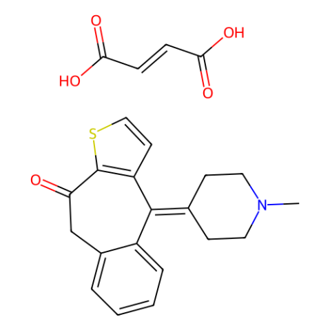 aladdin 阿拉丁 K124652 酮替芬延胡索酸 34580-14-8 99%