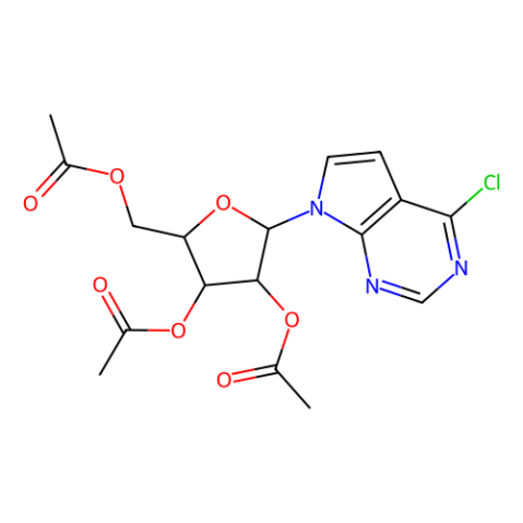 aladdin 阿拉丁 C357495 4-氯-7-(2,3,5-三-O-乙酰基-β-D-呋喃核糖基)-7H-吡咯并[2,3-d]嘧啶 16754-79-3 97%