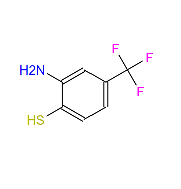 2-氨基-4-三氟甲基苯硫酚；19406-49-6；2-amino-4-(trifluoromethyl)benzenethiol