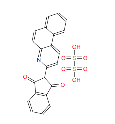 1324-04-5;2-苯并[F]喹啉-3-基-1H-茚-1,3-(2H)-二酮二磺基衍生物