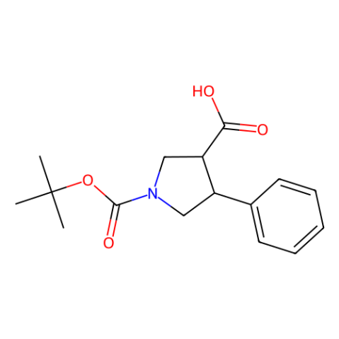 aladdin 阿拉丁 B356195 Boc-反式-4-苯基吡咯烷-3-羧酸 221142-28-5 98%