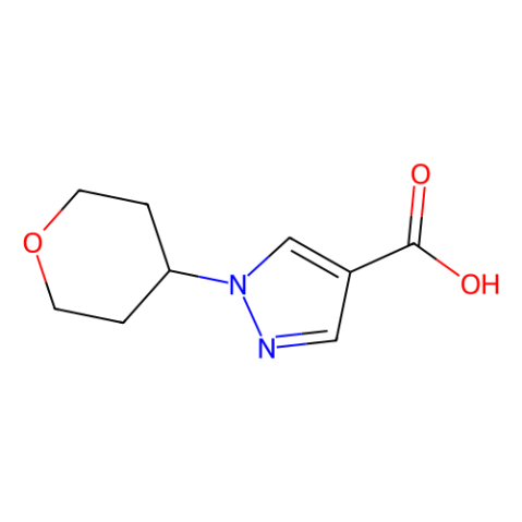 aladdin 阿拉丁 T587015 1-(四氢-2H-吡喃-4-基)-1H-吡唑-4-羧酸 1340372-11-3 98%