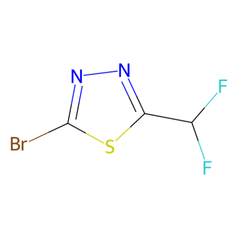 aladdin 阿拉丁 B587014 2-溴-5-(二氟甲基)-1,3,4-噻二唑 1340313-49-6 97%