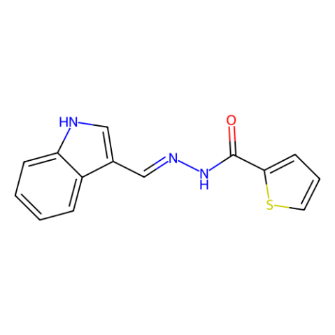aladdin 阿拉丁 N420674 N'-(1H-indol-3-ylmethylene)-2-thiophenecarbohydrazide 113143-13-8 10mM in DMSO