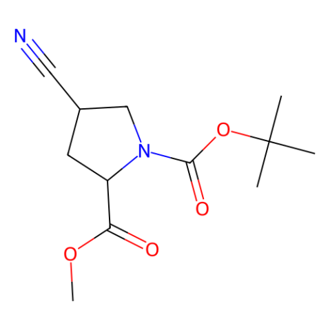 aladdin 阿拉丁 B355844 顺式-N-Boc-4-氰基-L-脯氨酸甲酯 487048-28-2 98%