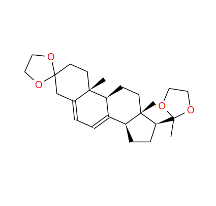 19592-55-3；3,20-二(乙烯二氧基)孕甾-5,7-二烯；3,20-bis(ethylenedioxy)pregna-5,7-diene