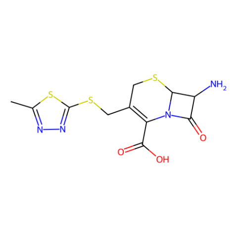 aladdin 阿拉丁 A303378 7-氨基-3-[(2-甲基-134-噻二唑-5-基硫基)甲基]-3-头孢烯-4-甲酸 30246-33-4 99%