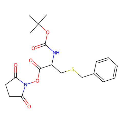 aladdin 阿拉丁 B356634 Boc-S-苄基-L-半胱氨酸N-羟基琥珀酰亚胺酯 85097-54-7 95%