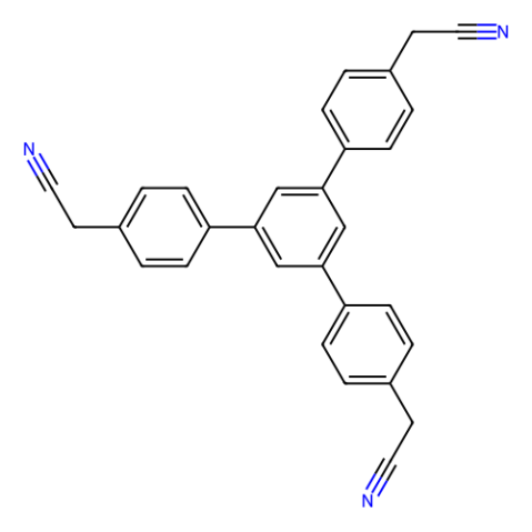 aladdin 阿拉丁 C588288 2,2'-(5'-(4-(氰甲基)苯基)-[1,1':3',1''-三联苯基]-4,4''-二基)二乙腈 2311888-44-3 98%