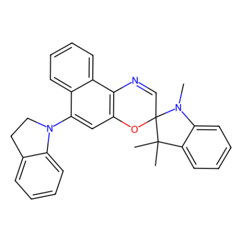 aladdin 阿拉丁 I302242 6'-(二氢吲哚-1-基)-1,3,3-三甲基螺[二氢吲哚-2,3'-萘并[2,1-B][1,4]恶嗪] 114747-44-3 95%
