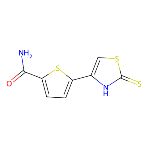 aladdin 阿拉丁 T589365 2-甲酰胺-5-(2-巯基-1,3-噻唑-4-基)-噻吩 52560-89-1 95%