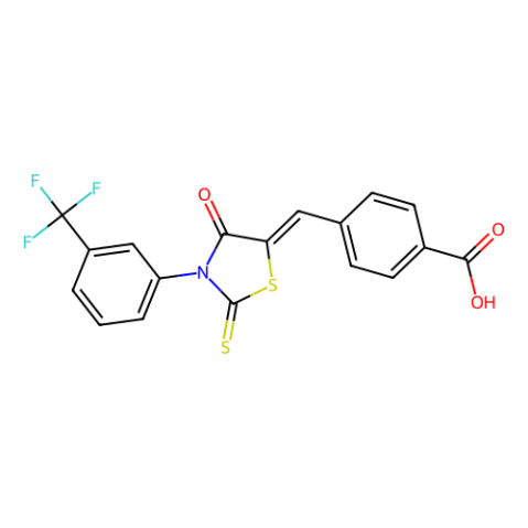 aladdin 阿拉丁 C169456 5-[（4-羧基苯基）亚甲基]-2-硫氧-3- [（3-三氟甲基）苯基-4-噻唑烷酮 307510-92-5 98% (HPLC)