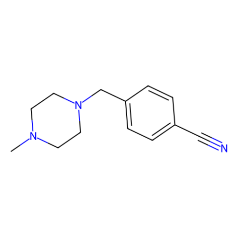 aladdin 阿拉丁 M343749 4-[（4-甲基哌嗪-1-基）甲基]苄腈 125743-63-7 97%