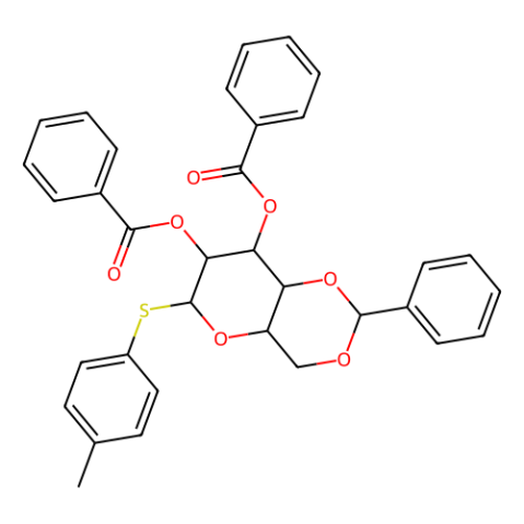 aladdin 阿拉丁 M303434 4-甲基苯基 4,6-O-苄叉-2,3-二-O-苯甲酰基-1-硫代-β-D-吡喃葡萄糖苷 323195-40-0 ≥98%