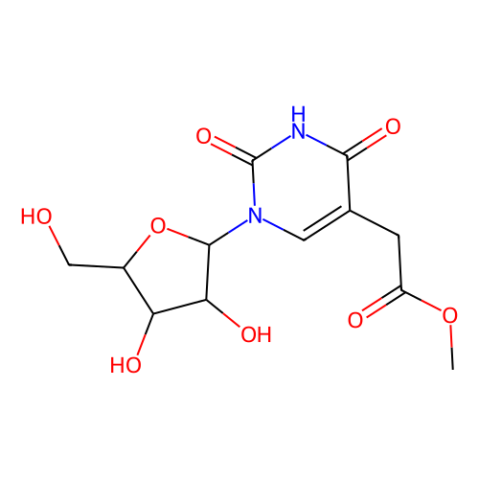 aladdin 阿拉丁 M339545 5-甲氧羰基甲基尿苷 29428-50-0 98%
